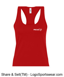 WOMENS Next Level Ideal Racerback Tank - Red Design Zoom
