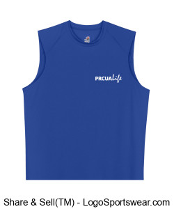MENS Badger B-Core Sleeveless Tee Design Zoom